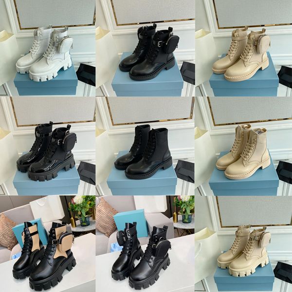 women fashion designer monolith leather and nylon fabric boots woman pocket booties genuine leather lace up ladies ankle winter autumn sneak, Black
women fashion designer monolith leather and nylon fabric boots woman pocket booties genuine leather lace up ladies ankle winter autumn sneak, Black