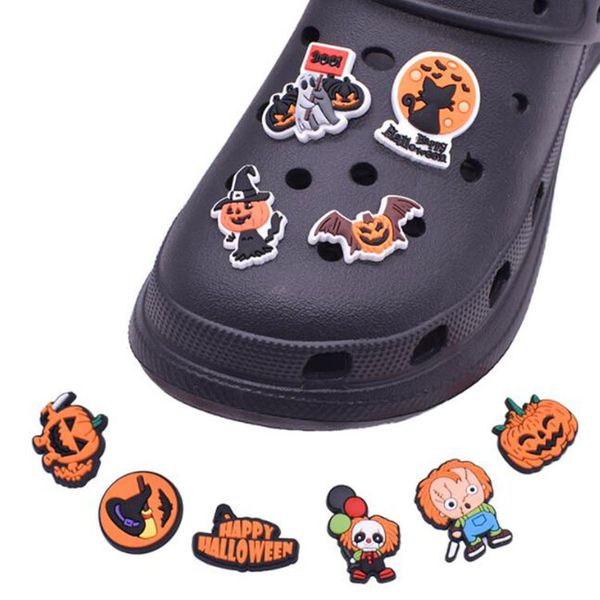 halloween pumpkin cartoon shoe charms pvc croc clog shoe flower decoration accessories party gift button pin, White;pink
halloween pumpkin cartoon shoe charms pvc croc clog shoe flower decoration accessories party gift button pin, White;pink
