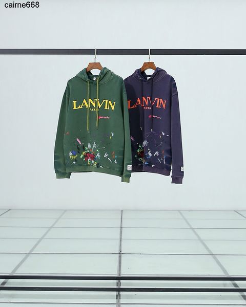 designer men's hoodies sweatshirts galery dept branded lanvin wash water graffiti color ink letters hooded sweater for men women, Black
designer men's hoodies sweatshirts galery dept branded lanvin wash water graffiti color ink letters hooded sweater for men women, Black
