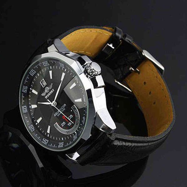 relogio masculino winner brand new men's automatic mechanical watches leather strap watch fashion sports men luxury wristwatches 0921, Slivery;brown
relogio masculino winner brand new men's automatic mechanical watches leather strap watch fashion sports men luxury wristwatches 0921, Slivery;brown