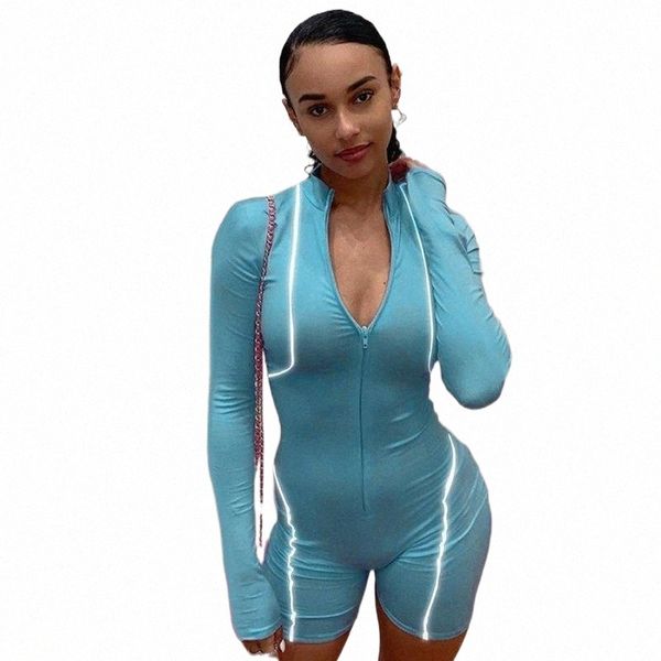 women's jumpsuits & rompers women fashion playsuit full sleeve zipper reflective striped patchwork 2021 female elastic skinny bodysuits, Black;white
women's jumpsuits & rompers women fashion playsuit full sleeve zipper reflective striped patchwork 2021 female elastic skinny bodysuits, Black;white