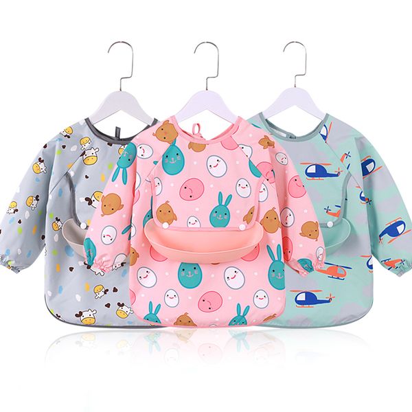 bibs burp cloths infant eating children long sleeve apron cute cartoon waterproof self feeding slabbertjes 220906
bibs burp cloths infant eating children long sleeve apron cute cartoon waterproof self feeding slabbertjes 220906