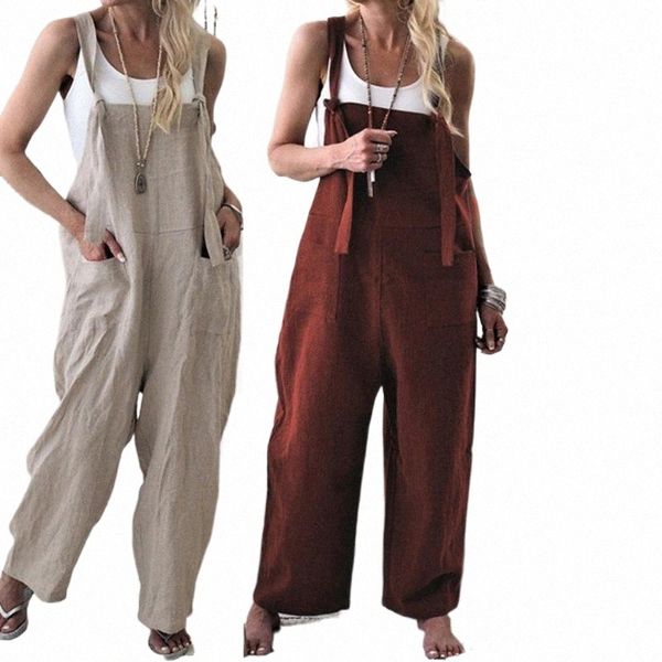women's jumpsuits & rompers women sleeveless casual loose overall female long straight jumpsuit 2021 spring autumn fashion solid lady, Black;white
women's jumpsuits & rompers women sleeveless casual loose overall female long straight jumpsuit 2021 spring autumn fashion solid lady, Black;white