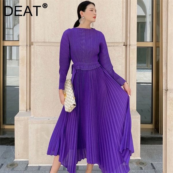 casual dresses deat women pleated dress purple batwing sleeve round collar drawstring waist style elegant autumn fashion 15ak598 220921, Black;gray
casual dresses deat women pleated dress purple batwing sleeve round collar drawstring waist style elegant autumn fashion 15ak598 220921, Black;gray