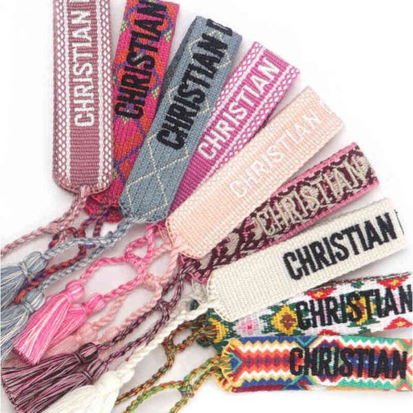 classic brand jewelry bangles women men handmade cotton signture embroidery bracelet designer woven bangle fabrics luxury braceletsbytu, Golden;silver
classic brand jewelry bangles women men handmade cotton signture embroidery bracelet designer woven bangle fabrics luxury braceletsbytu, Golden;silver