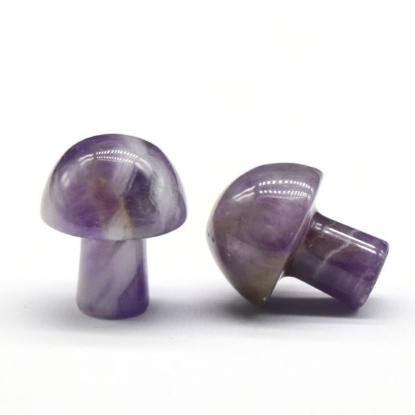 natural 20mm amethyst gemstone mushroom decoration colorful mushroom stone crafts for garden yard decor, Black
natural 20mm amethyst gemstone mushroom decoration colorful mushroom stone crafts for garden yard decor, Black