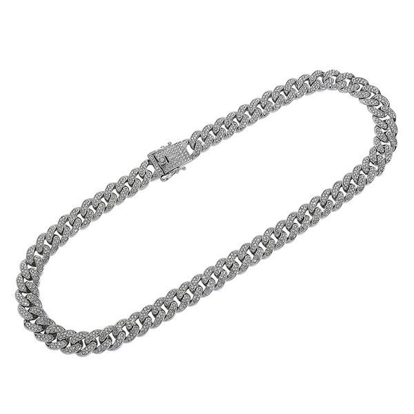 designerfull diamond hip hop chains men women cuban bracelet jewelry fashion cuban necklace, Silver
designerfull diamond hip hop chains men women cuban bracelet jewelry fashion cuban necklace, Silver