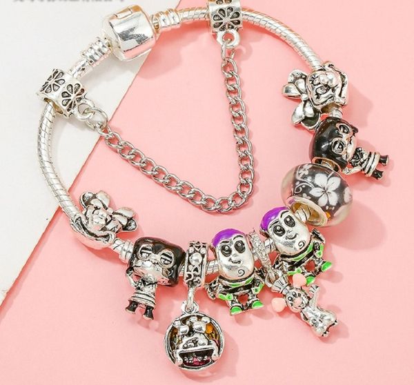 2022 new charm bracelet silver plated princess mermaid pendant european charm beads queen crown elephant beads bangle fits pandora charm bra, Golden;silver
2022 new charm bracelet silver plated princess mermaid pendant european charm beads queen crown elephant beads bangle fits pandora charm bra, Golden;silver