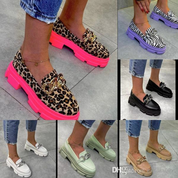 metal chain casual board booties women new color blocking thick bottom shallow mouth single shoes, Black
metal chain casual board booties women new color blocking thick bottom shallow mouth single shoes, Black