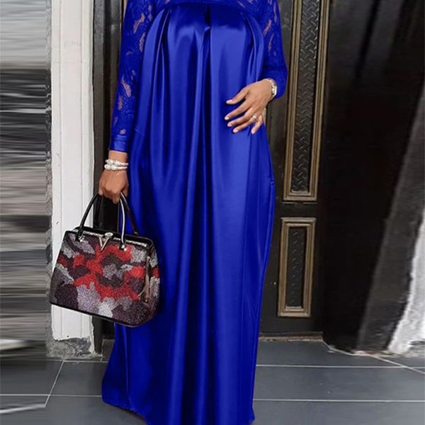 casual dresses vonda robe autumn women lace patchwork maxi dress fashion party long sleeve stand collar satin silk sundress 220921, Black;gray
casual dresses vonda robe autumn women lace patchwork maxi dress fashion party long sleeve stand collar satin silk sundress 220921, Black;gray
