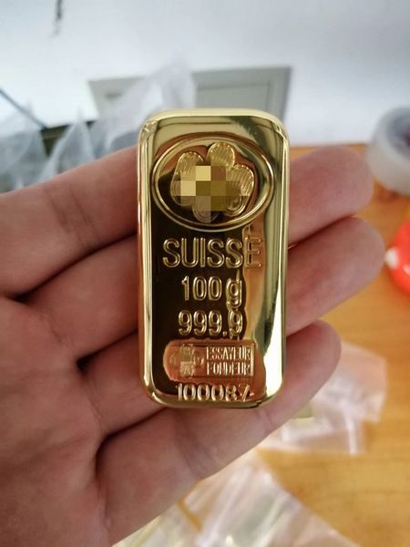 100gram 100g gold plated bullion gift gold bar non-magnetic 24k color business collection more or less 5gram weight tolerances existed
100gram 100g gold plated bullion gift gold bar non-magnetic 24k color business collection more or less 5gram weight tolerances existed