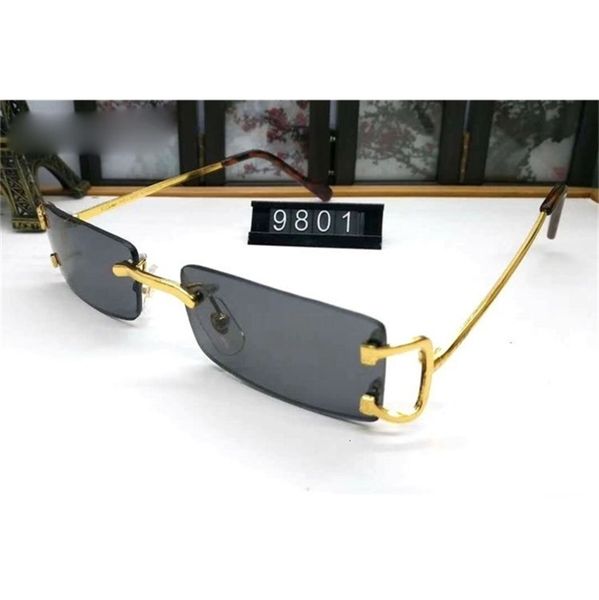 sunglasses fashion glasses frame men gold rimless eyeglasses for man anti reflective clear lens prescription spectacles 9801, White;black
sunglasses fashion glasses frame men gold rimless eyeglasses for man anti reflective clear lens prescription spectacles 9801, White;black