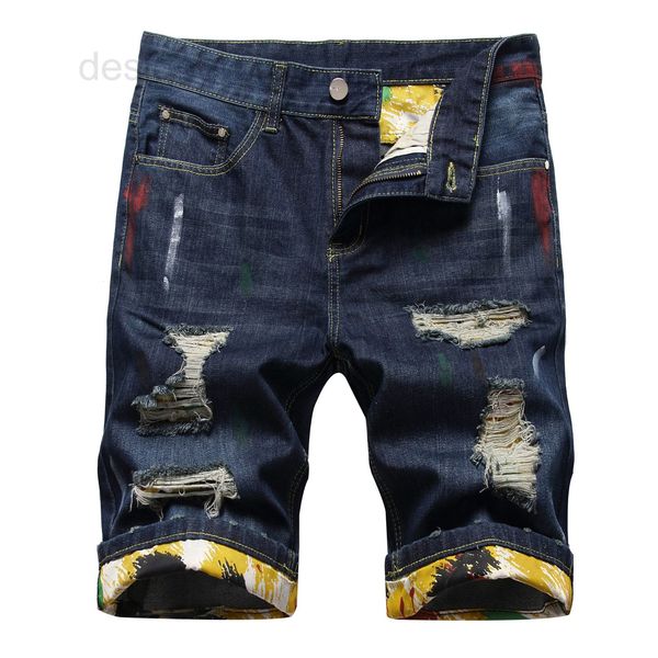 men's jeans designer trendy summer frayed hole inner calico hand-painted color paint turned trouser leg straight jeans men l1jr, Blue
men's jeans designer trendy summer frayed hole inner calico hand-painted color paint turned trouser leg straight jeans men l1jr, Blue