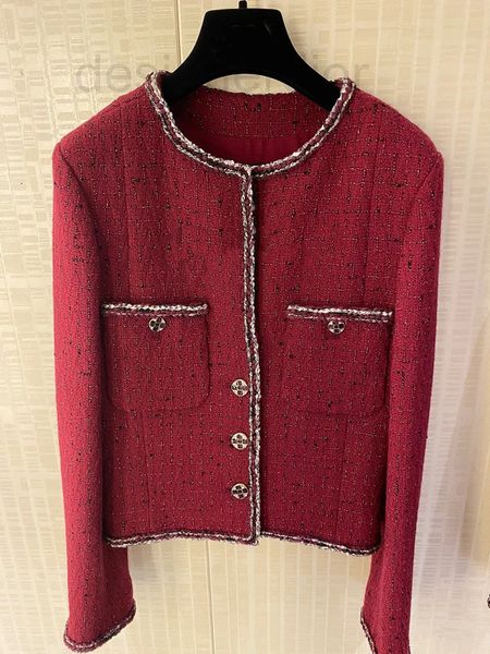 women's jackets designer the right version - 2022 autumn and winter new wine red wool blend woven small square round neck slim coat 945, Black;brown
women's jackets designer the right version - 2022 autumn and winter new wine red wool blend woven small square round neck slim coat 945, Black;brown