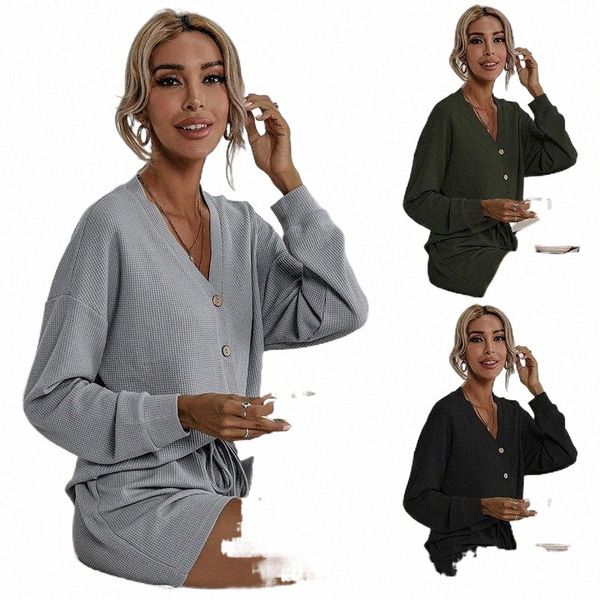 women's tracksuits donsignet women shorts outfits 2021 autumn long sleeve suit knitting jacket two-piece two piece t0ec#, Gray
women's tracksuits donsignet women shorts outfits 2021 autumn long sleeve suit knitting jacket two-piece two piece t0ec#, Gray