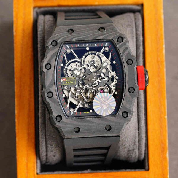 mechanical watch men's automatic movement richa milles wine barrel tourbillon business watch, Slivery;brown
mechanical watch men's automatic movement richa milles wine barrel tourbillon business watch, Slivery;brown