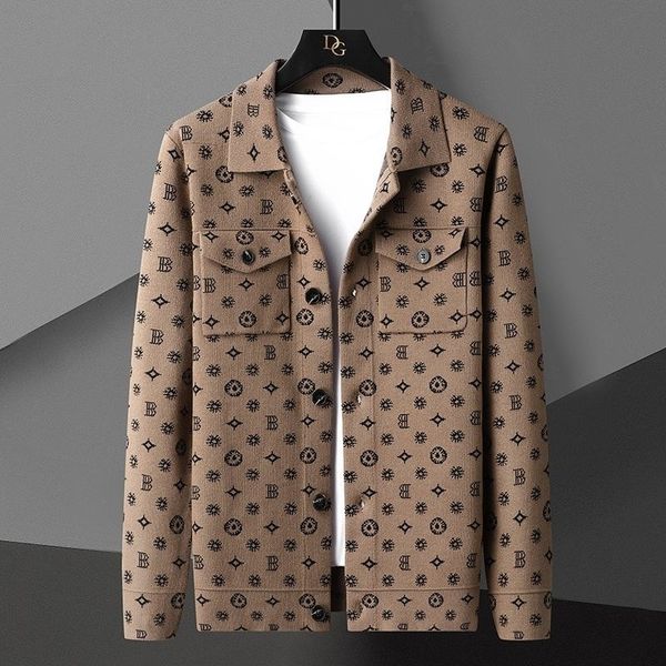 sweater fall brand printing pocket cardigan 2022 men luxury lapel knitted cardigan jacket men designer coat men, White;black
sweater fall brand printing pocket cardigan 2022 men luxury lapel knitted cardigan jacket men designer coat men, White;black
