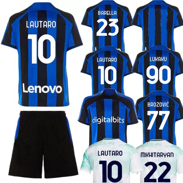 22 23 inter home away soccer jerseys j. correa dzeko barella lautaro skriniar de vrij football shirt uniforms men kids kit sets brozovic vid, Black;blue
22 23 inter home away soccer jerseys j. correa dzeko barella lautaro skriniar de vrij football shirt uniforms men kids kit sets brozovic vid, Black;blue