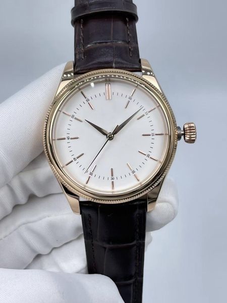 39mm men's automatic wristwatches black leather strap mens mechanical movement watches stainless steel man watch fashion male wristwatc, Slivery;brown
39mm men's automatic wristwatches black leather strap mens mechanical movement watches stainless steel man watch fashion male wristwatc, Slivery;brown