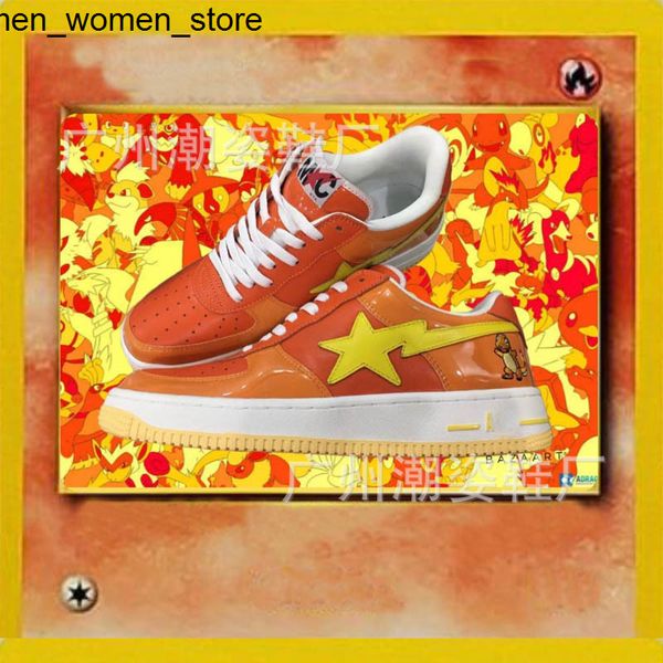 dress shoes designer apes star co branded baokemeng magic baby small fire dragon color matching board shoes custom version leisure skateboar, Black
dress shoes designer apes star co branded baokemeng magic baby small fire dragon color matching board shoes custom version leisure skateboar, Black