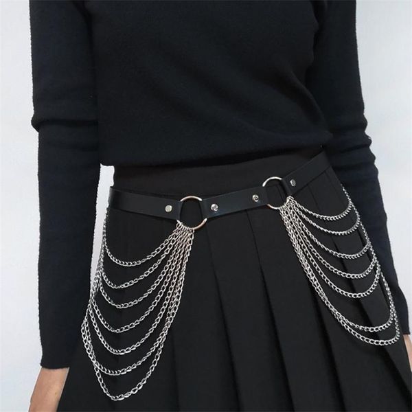belly chains punk women skirt belt female pu leather hiphop rock nightclub jeans dress heart with metal waist chain 220921, Silver
belly chains punk women skirt belt female pu leather hiphop rock nightclub jeans dress heart with metal waist chain 220921, Silver