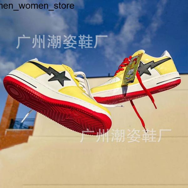 dress shoes designer apes star co branded baokemeng magic baby bikachu color matching board shoes custom version leisure skateboarding, Black 
dress shoes designer apes star co branded baokemeng magic baby bikachu color matching board shoes custom version leisure skateboarding, Black