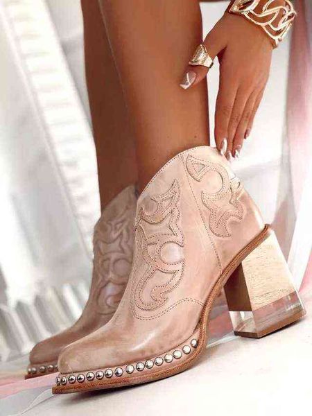 boots 2022 leather women ankle boots women's shoes low heel cool british embroidered design soft short boots party women footwear y2209, Black
boots 2022 leather women ankle boots women's shoes low heel cool british embroidered design soft short boots party women footwear y2209, Black