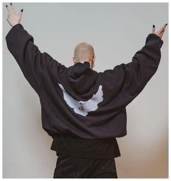 designer kanyes fashion wests luxury hoodie balanciagas three party joint name peace dove printed mens and womens jacket, Black
designer kanyes fashion wests luxury hoodie balanciagas three party joint name peace dove printed mens and womens jacket, Black