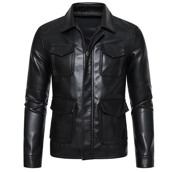 new fashion faux leather jacket men's pu motorcycle men outerwear & coats black mm66llh02
new fashion faux leather jacket men's pu motorcycle men outerwear & coats black mm66llh02