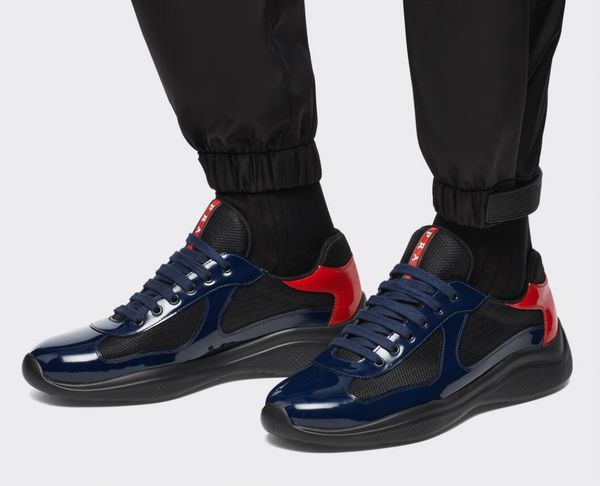 r mens casual shoes america's cup low-sneakers mesh patent leather lace up brands trainers comfortable outdoor runner sneaker with orig, Black
r mens casual shoes america's cup low-sneakers mesh patent leather lace up brands trainers comfortable outdoor runner sneaker with orig, Black