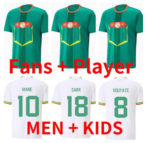 2023 senegal soccer jerseys 22 23 mane koulibaly gueye kouyate sarr national team soccer shirt away football uniforms men kids kit fans play, Black;yellow
2023 senegal soccer jerseys 22 23 mane koulibaly gueye kouyate sarr national team soccer shirt away football uniforms men kids kit fans play, Black;yellow