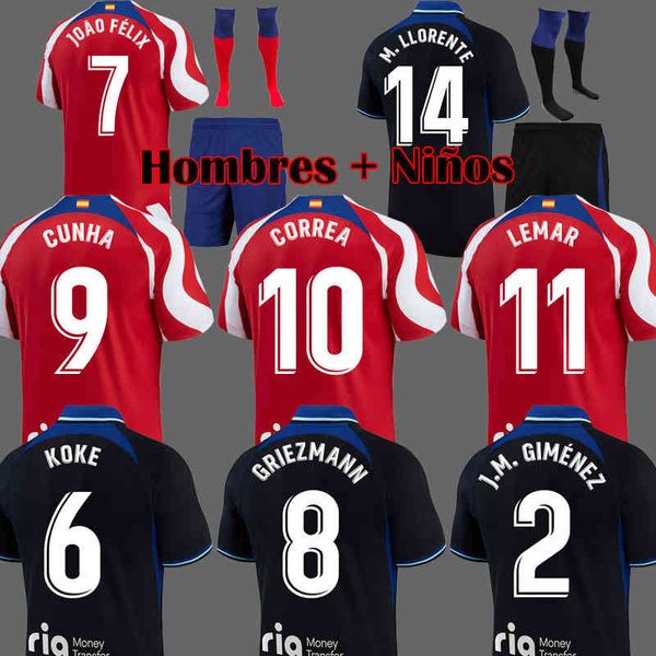 men's tracksuits 23 atletico soccer jerseys 75th anniversary madrids 75 anos joao felix 23 carrasco correa koke camiseta de futbol herr, Gray
men's tracksuits 23 atletico soccer jerseys 75th anniversary madrids 75 anos joao felix 23 carrasco correa koke camiseta de futbol herr, Gray