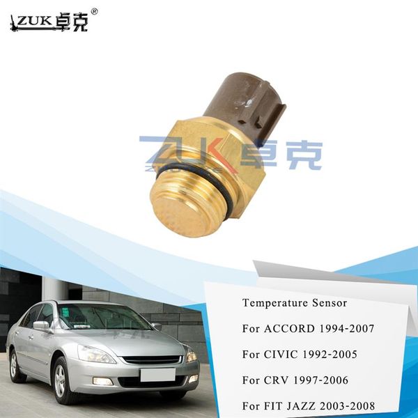 zuk radiator coolant fan temperature sensor switch for honda crv civic fit jazz city odyssey stream tl mdx oem37760-p00-003300o
zuk radiator coolant fan temperature sensor switch for honda crv civic fit jazz city odyssey stream tl mdx oem37760-p00-003300o