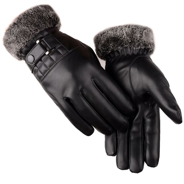 black leather business driving gloves winter autumn keep warm touch screen glove for men, Blue;gray
black leather business driving gloves winter autumn keep warm touch screen glove for men, Blue;gray