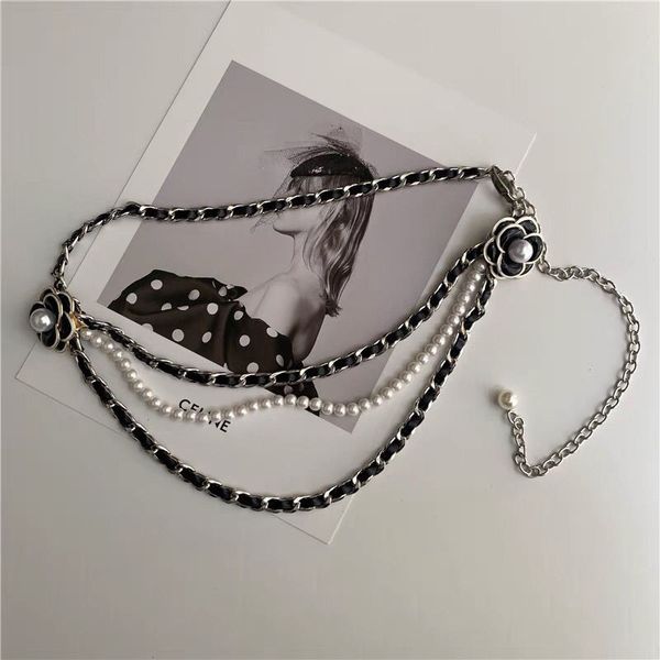 belts designers waist chain belts luxury classic pearl flowers fashion brands waist chains for woman lady party dress corset girdle t2302033, Black;brown
belts designers waist chain belts luxury classic pearl flowers fashion brands waist chains for woman lady party dress corset girdle t2302033, Black;brown