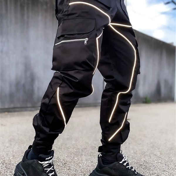 men's pants men outdoor sports pants windbreak multi pocket reflective stripe casual cargo sports pants superior quality rainbowtouches, Black
men's pants men outdoor sports pants windbreak multi pocket reflective stripe casual cargo sports pants superior quality rainbowtouches, Black