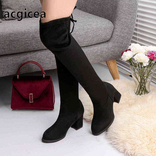 boots oymlg2020 fashion women spring winter over the knee heels quality suede long comfort square botines mujer thigh high y2209, Black
boots oymlg2020 fashion women spring winter over the knee heels quality suede long comfort square botines mujer thigh high y2209, Black