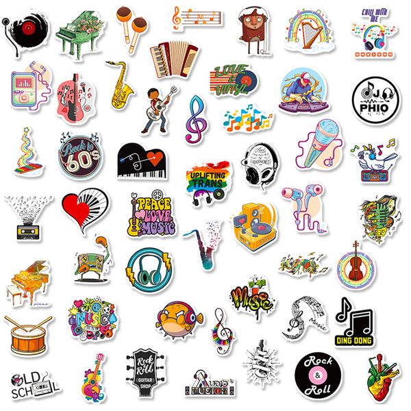 50pcs music stickers skate accessories vinyl waterproof sticker for skateboard lapluggage phone case car decals party decor
50pcs music stickers skate accessories vinyl waterproof sticker for skateboard lapluggage phone case car decals party decor