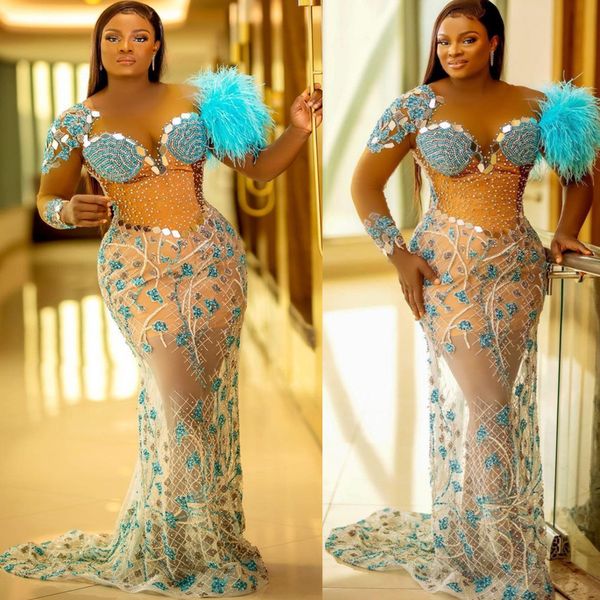 2022 arabic aso ebi luxurious mermaid prom dresses beaded crystals lace evening formal party second reception birthday engagement gowns dres, Black
2022 arabic aso ebi luxurious mermaid prom dresses beaded crystals lace evening formal party second reception birthday engagement gowns dres, Black