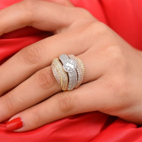 cluster rings godki luxury corssover chic bold statement with zirconia stones women engagement party jewelry 220921, Golden;silver
cluster rings godki luxury corssover chic bold statement with zirconia stones women engagement party jewelry 220921, Golden;silver