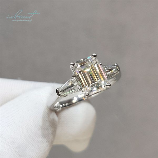 wedding rings inbeaut 18k white gold plated 2 ct emerald cut excellent d color pass diamond test ring classic jewlery gift 220921, Slivery;golden
wedding rings inbeaut 18k white gold plated 2 ct emerald cut excellent d color pass diamond test ring classic jewlery gift 220921, Slivery;golden