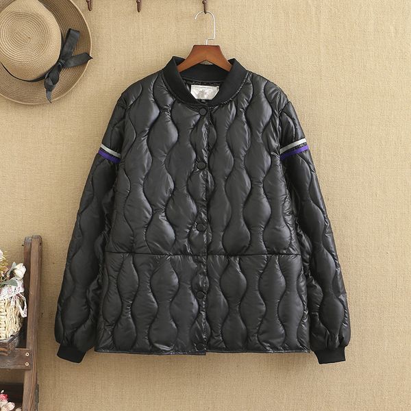 women s plus size outerwear coats cotton coat for women stand up collar long sleeve wavy stitch design thicken large in winter fatwomen 2209, Black
women s plus size outerwear coats cotton coat for women stand up collar long sleeve wavy stitch design thicken large in winter fatwomen 2209, Black