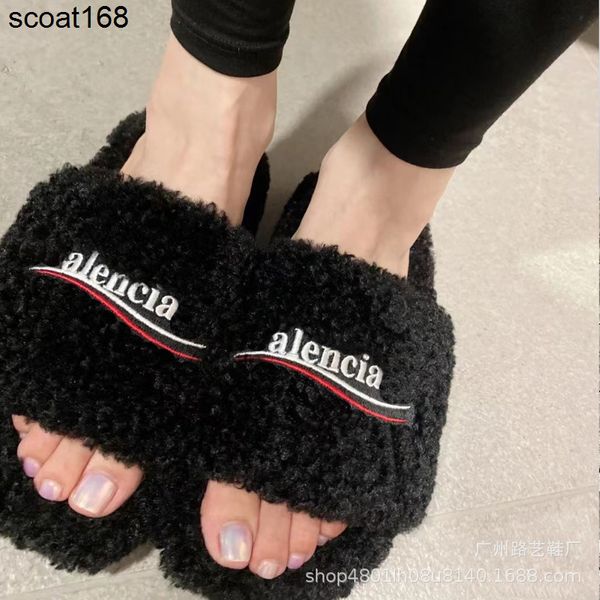 slippers designer paris balencaigass fur slippers women new autumn winter family embroidery letters aristocratic slippers ins fashion shoes, Black
slippers designer paris balencaigass fur slippers women new autumn winter family embroidery letters aristocratic slippers ins fashion shoes, Black