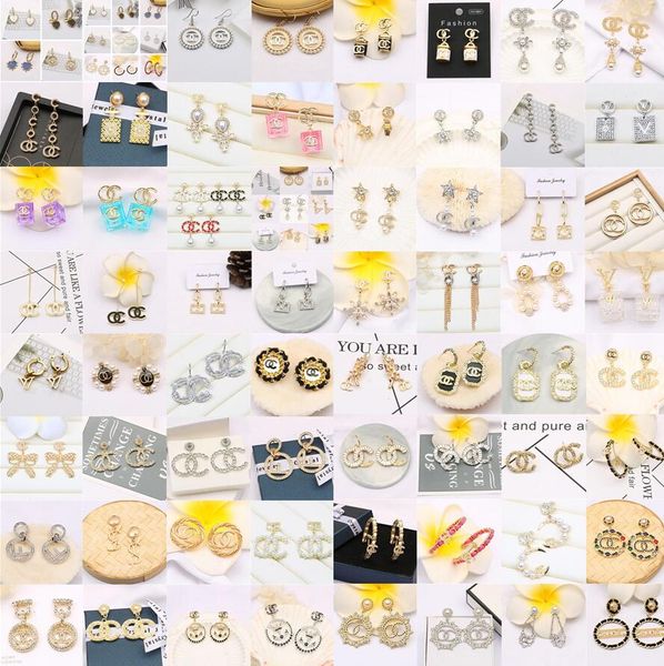 wholesale 18k gold plated brand designer letter stud geometric famous women crystal rhinestone pearl earring wedding party jewelry 600style, Golden;silver
wholesale 18k gold plated brand designer letter stud geometric famous women crystal rhinestone pearl earring wedding party jewelry 600style, Golden;silver