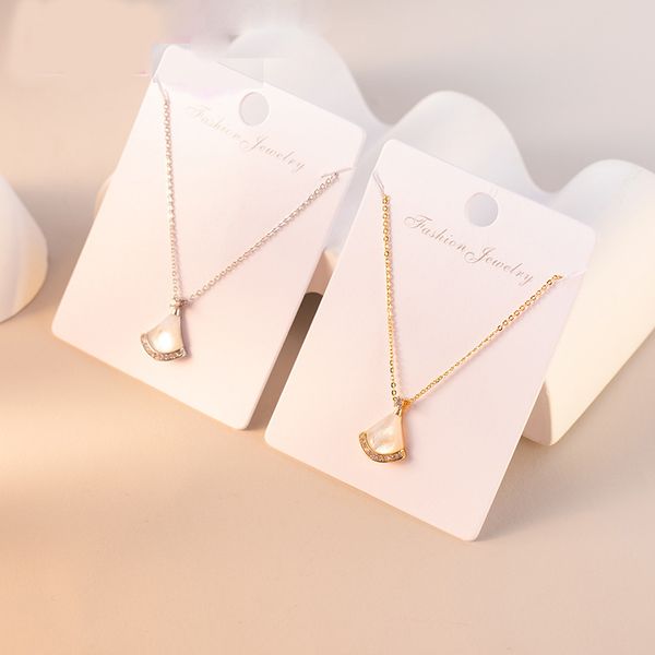 luxury jewelry diamond necklace pendant necklaces stainless steel 18k gold plated charm womens valentine's day gift small fan skirt pen, Silver
luxury jewelry diamond necklace pendant necklaces stainless steel 18k gold plated charm womens valentine's day gift small fan skirt pen, Silver