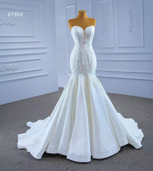 mermaid wedding dress elegant line nude sleeve v-neck bridal dress sm67352, White
mermaid wedding dress elegant line nude sleeve v-neck bridal dress sm67352, White