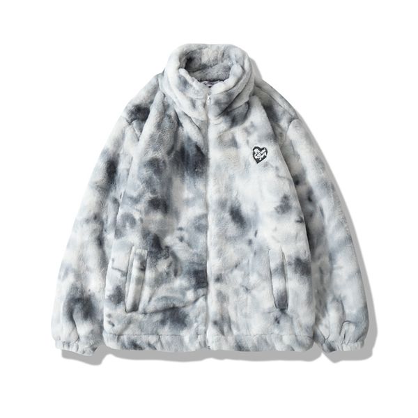 hip hop winter faux fur fleece down jacket streetwear men harajuku tie dye heart fuzzy jackets warm coats 2022 casual zipper coats, Black;brown
hip hop winter faux fur fleece down jacket streetwear men harajuku tie dye heart fuzzy jackets warm coats 2022 casual zipper coats, Black;brown
