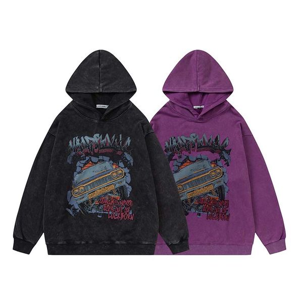 hip hop hoodie streetwear y2k vintage retro car graphic print washed hooded sweatshirt harajuku fashion casual loose pullover, Black
hip hop hoodie streetwear y2k vintage retro car graphic print washed hooded sweatshirt harajuku fashion casual loose pullover, Black