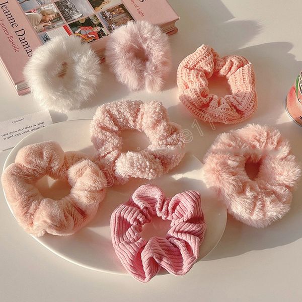 vintage pink plush elastic hair bands women scrunchie sweet rubber band ponytail holder fashion headwear girls hair accessories, Slivery;white
vintage pink plush elastic hair bands women scrunchie sweet rubber band ponytail holder fashion headwear girls hair accessories, Slivery;white