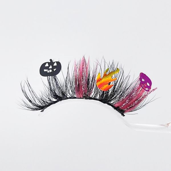 halloween false eyelashes colored mink lashes with glitter lashes especially exaggerated diy party fake eyelash extension
halloween false eyelashes colored mink lashes with glitter lashes especially exaggerated diy party fake eyelash extension